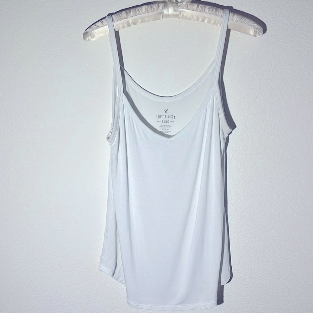 Soft and Sexy American Eagle Cami in White